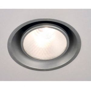 Dekorative Lampen - Einbau Deckenlampe silbergrau Dekorative Lampen - Einbau Deckenlampe silbergrau