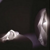 Dekorative Lampen - Wandleuchte - rund Opalglas/Edelstahl