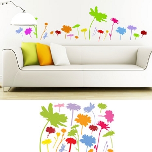 Wanddekoration - Wandsticker Blumen